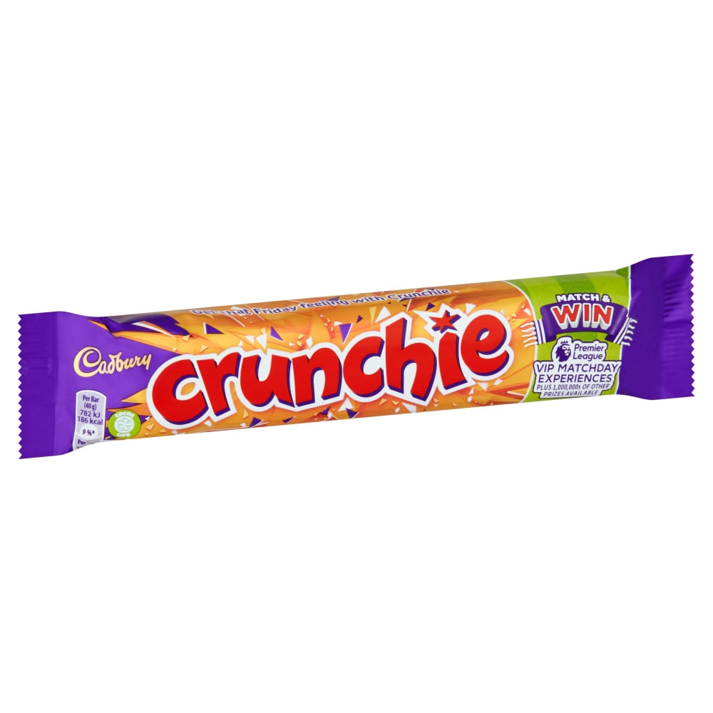 Cadbury Crunchie  Chocolate Bar 40g Image 4
