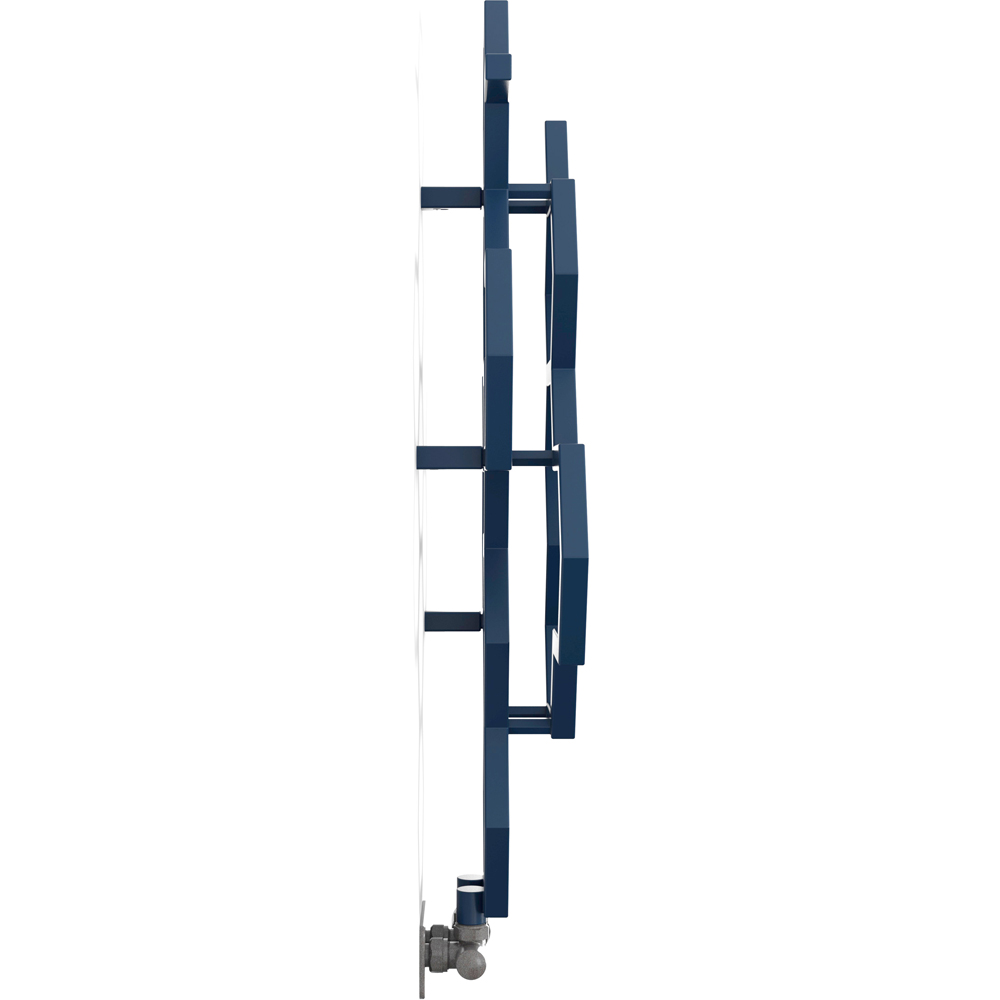 Terma Hex 846 BTU Denim Blue Radiator 821 x 486mm Image 3