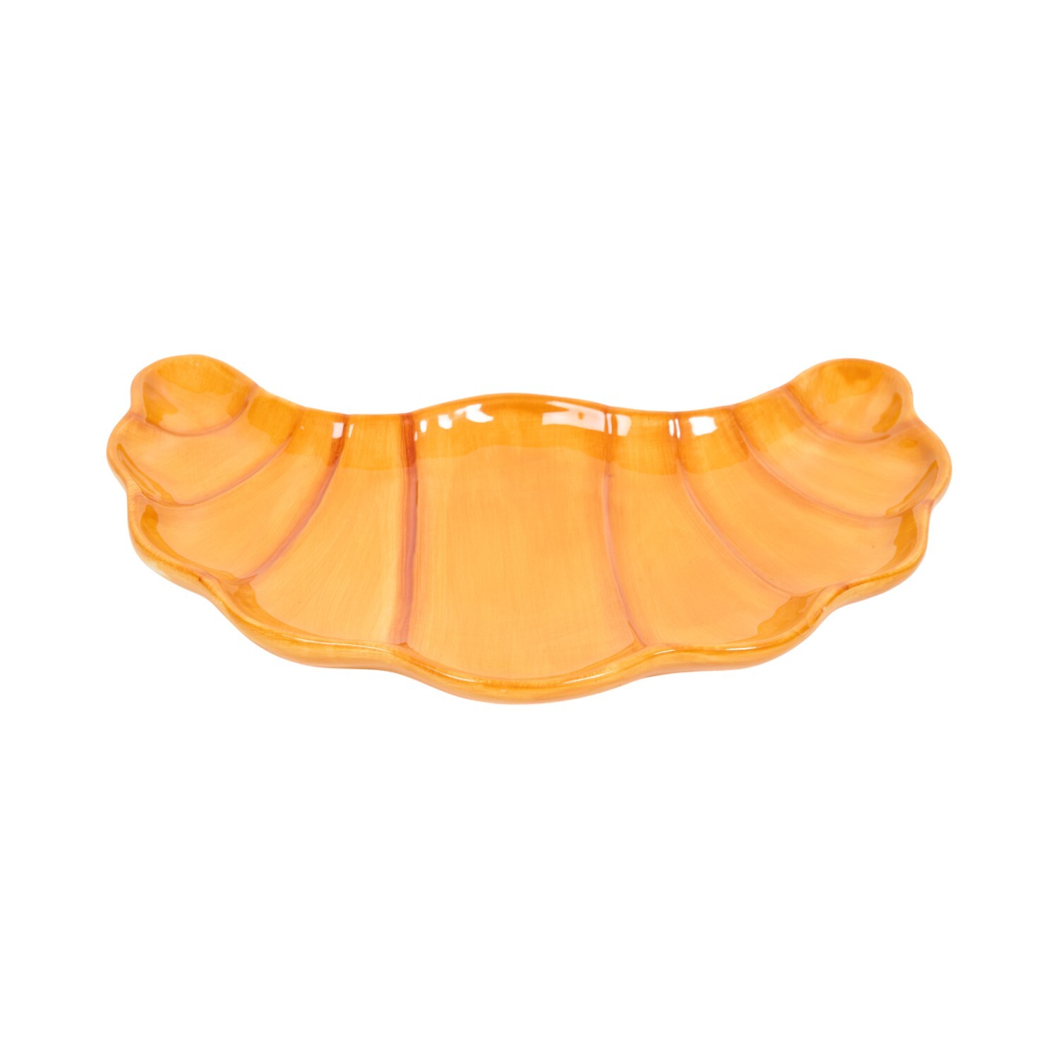 Croissant Plate Orange Image 2