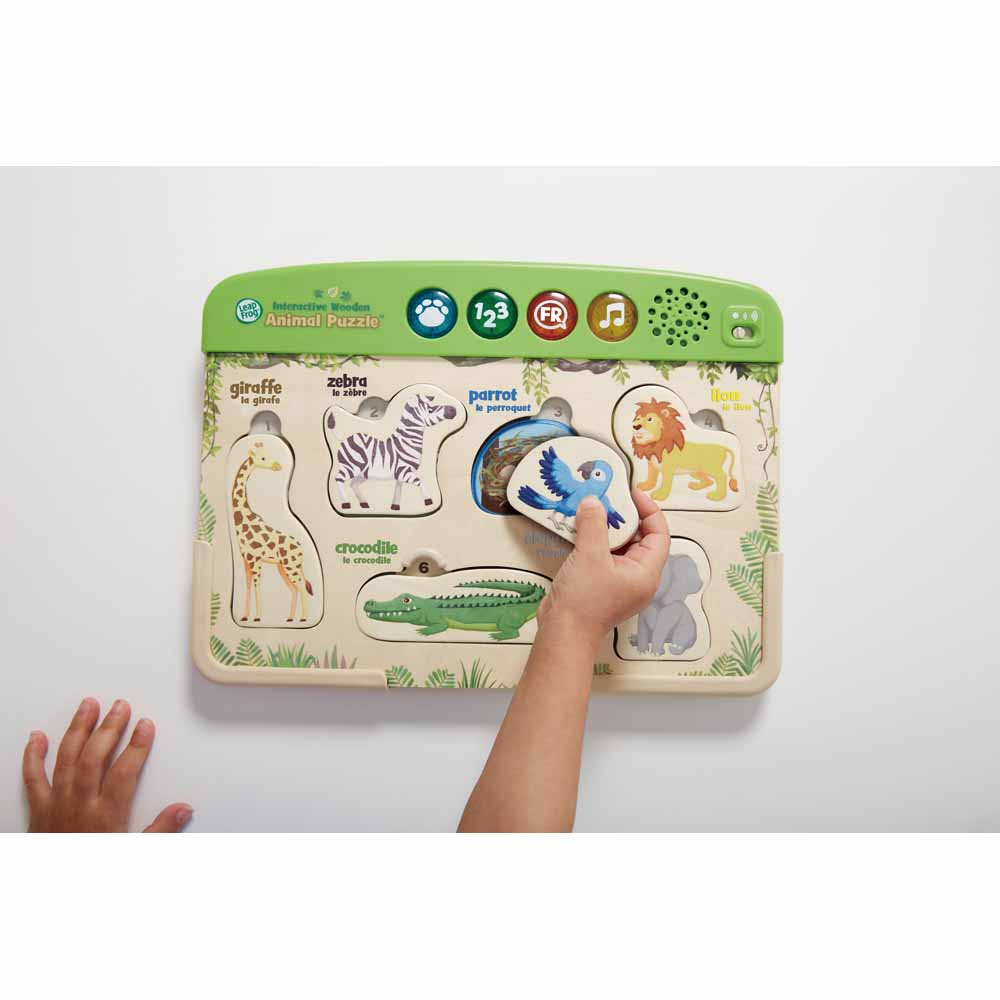 LeapFrog Interactive Wooden Animal Puzzle Image 2