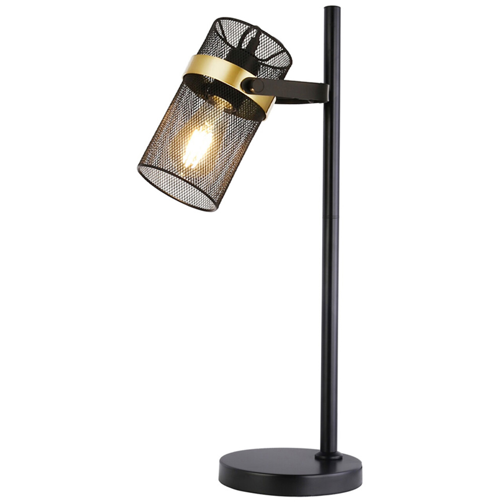 Saxon Black Table Lamp Image 1