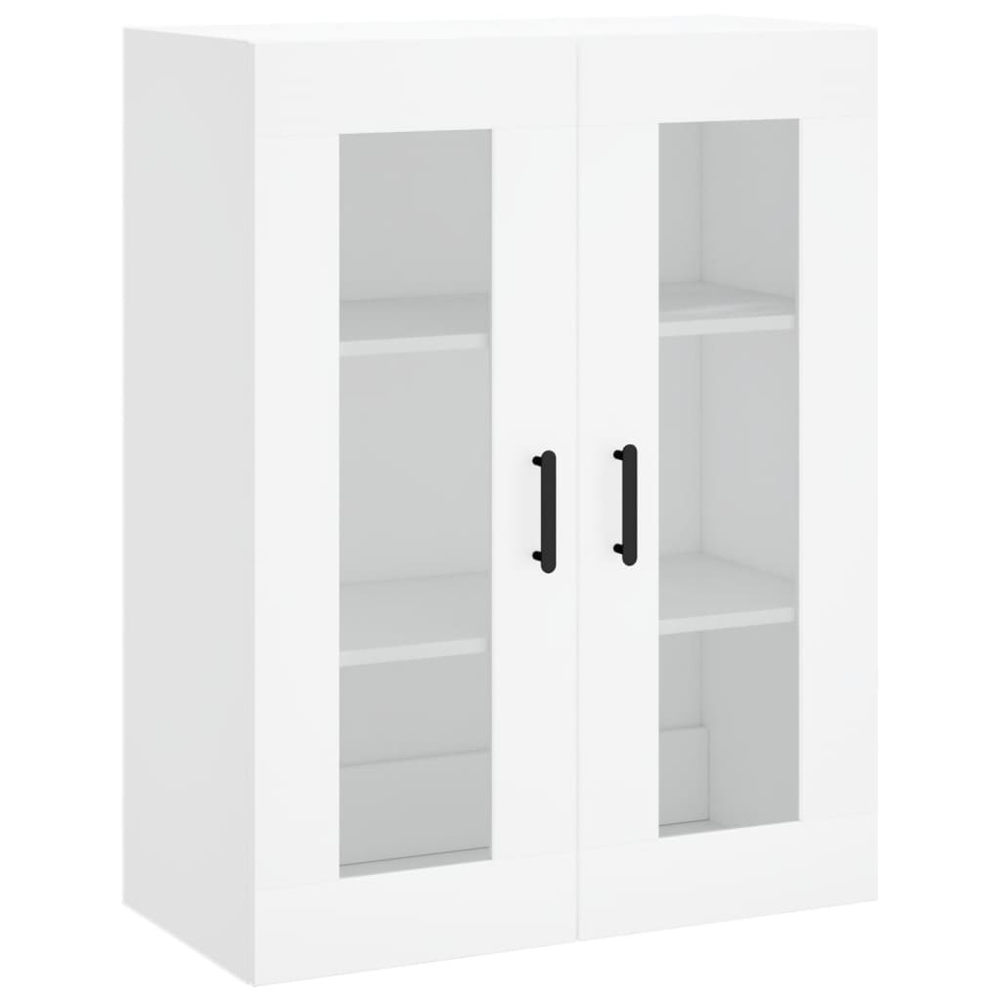vidaXL 4 Door White Highboard Image 5