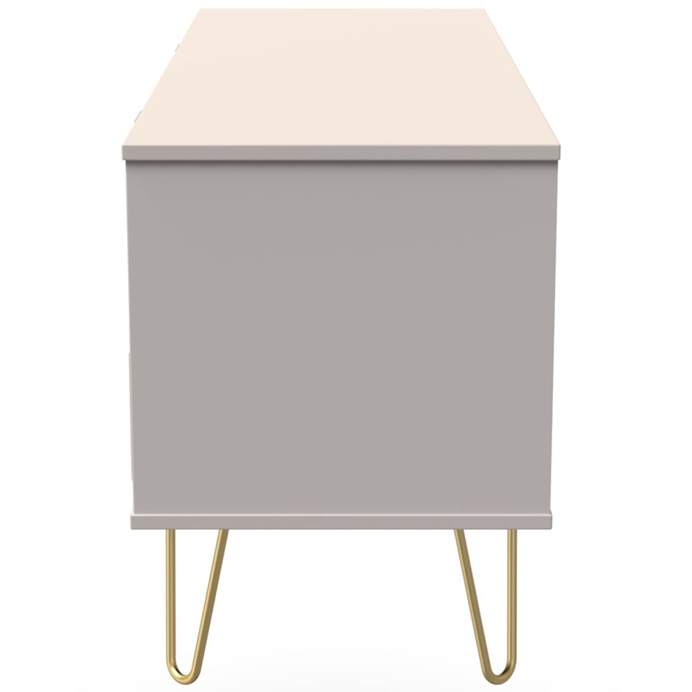 Crowndale Cube 4 Drawer Matt Kashmir Chest of Drawers Ready Assembled Image 4