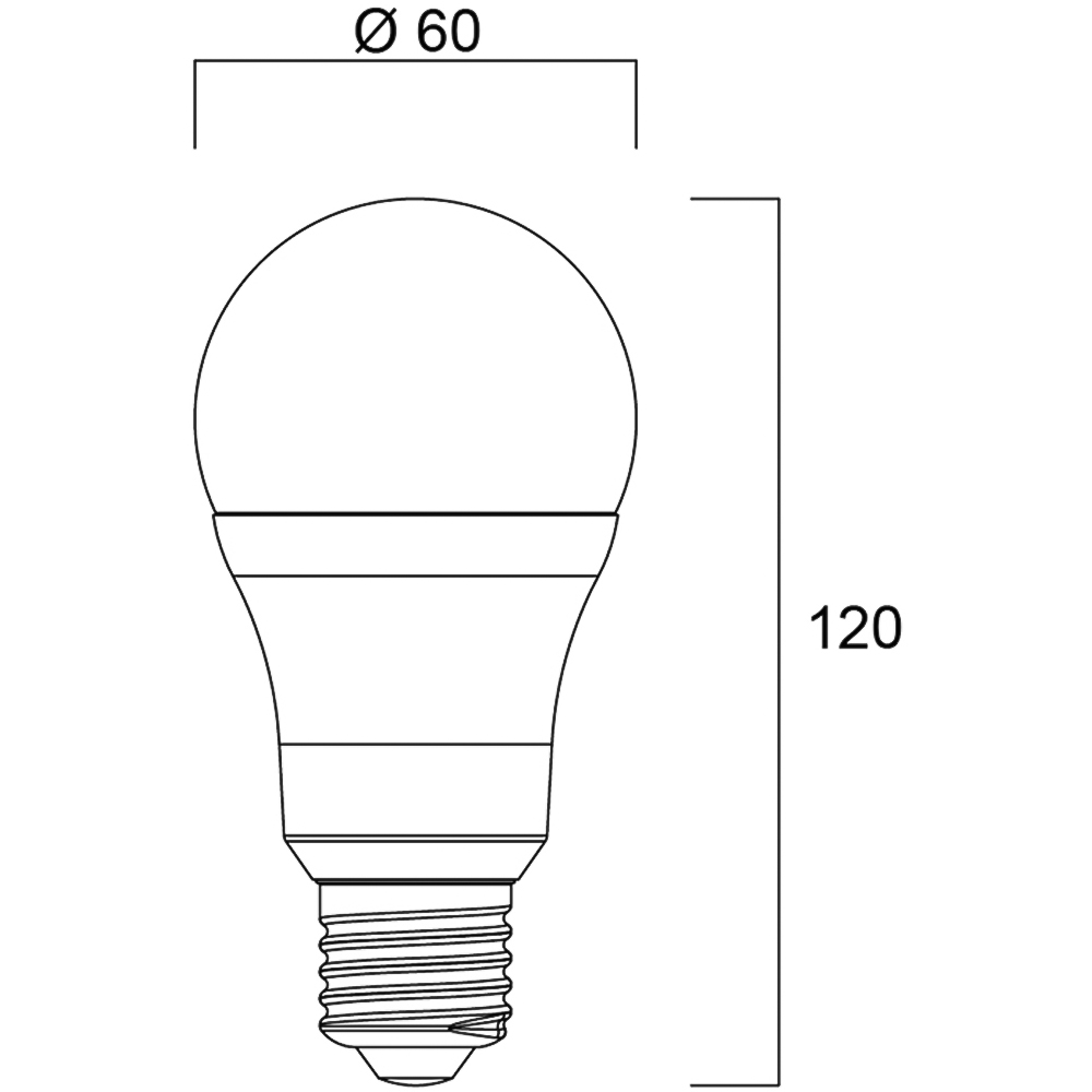 Sylvania 4 Pack ToLEDo GLS Warm White B22 13W LED Bulb Image 8