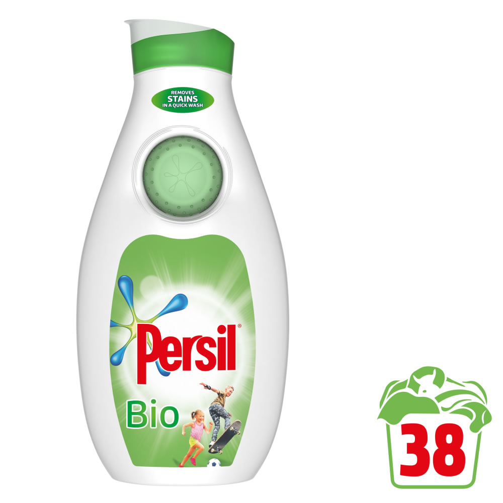 Persil Bio Washing Liquid 38 Washes 1.33L Image 1