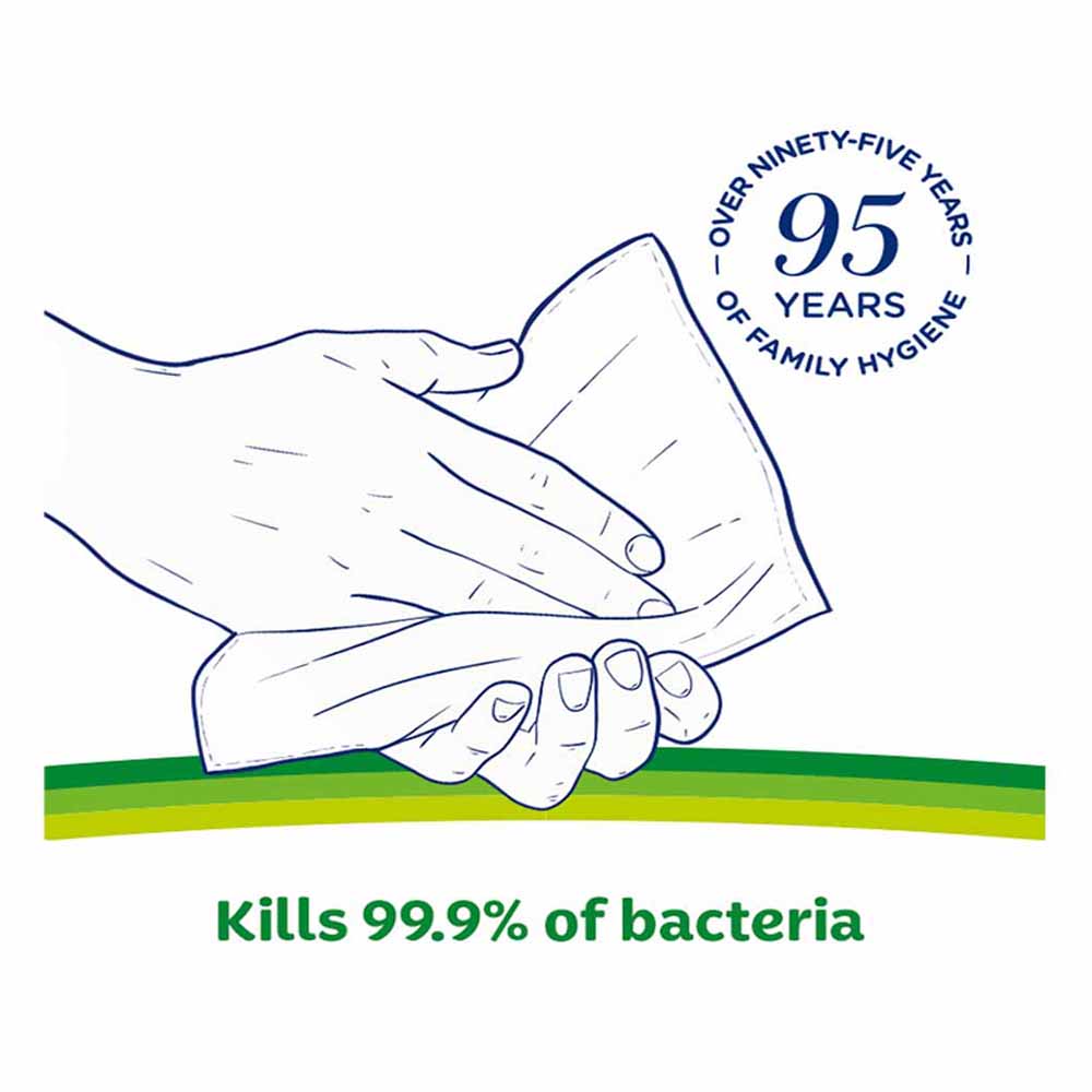 Kleenex Water Fresh Antibacterial Wet Wipes 40pk Image 4