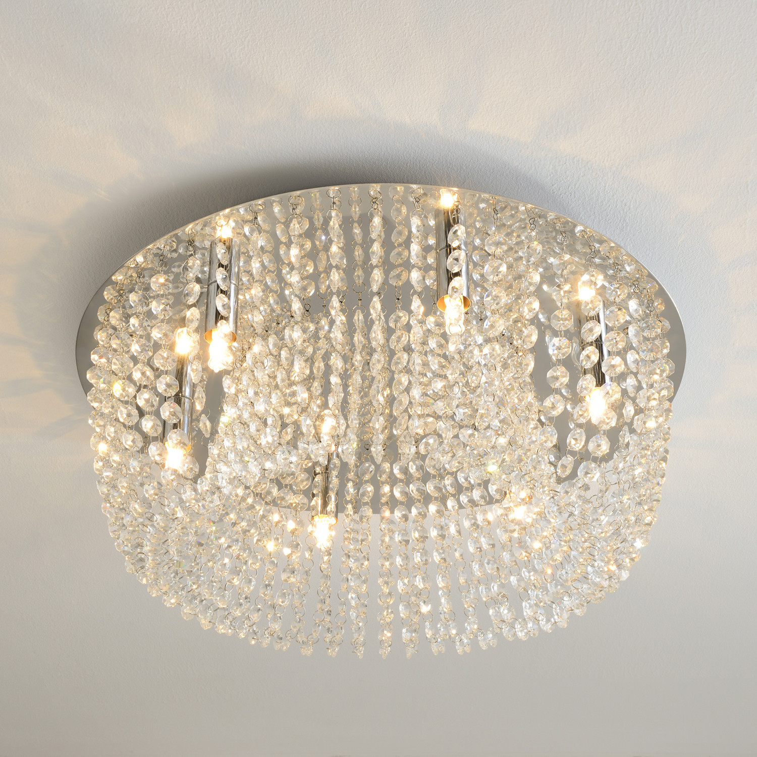 Elegance Crystal Jewelled 6 Light Ceiling Fitting Image 5
