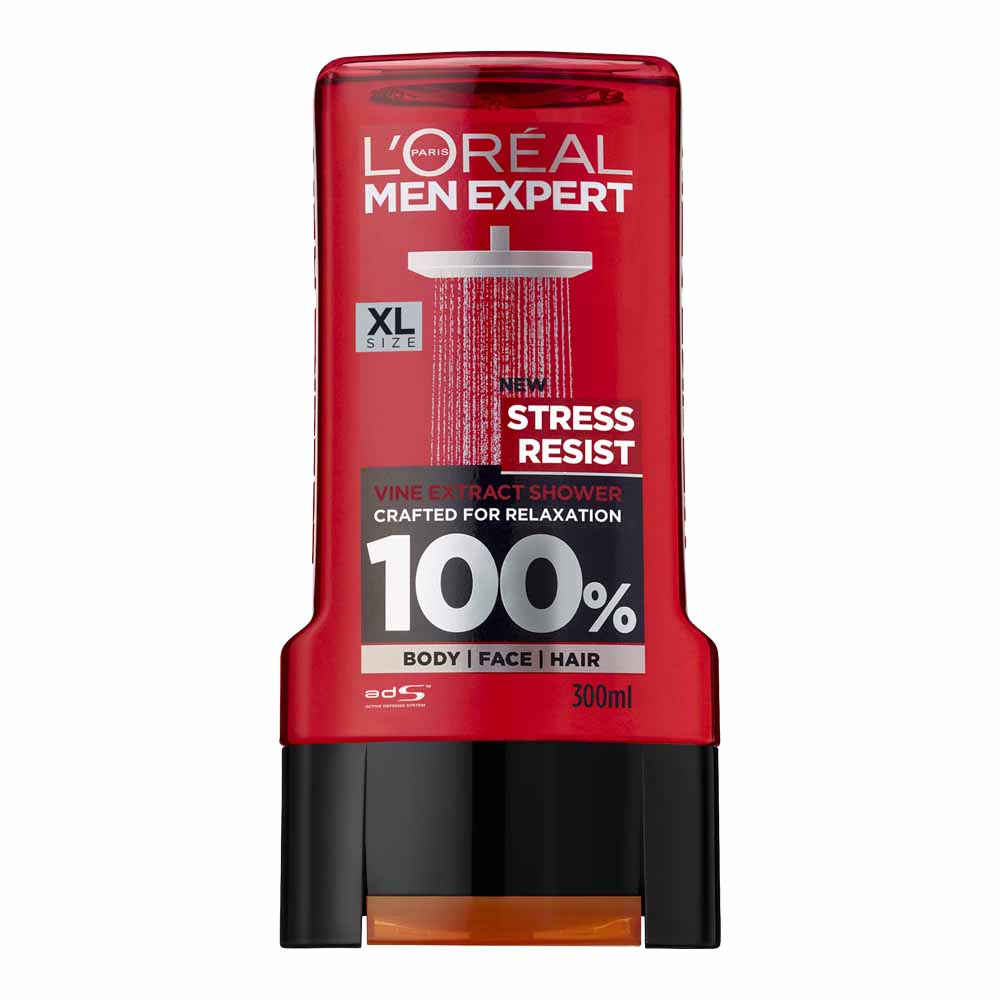 L’Oréal Paris Men Expert Stress Resist Shower Gel 300ml Image 1