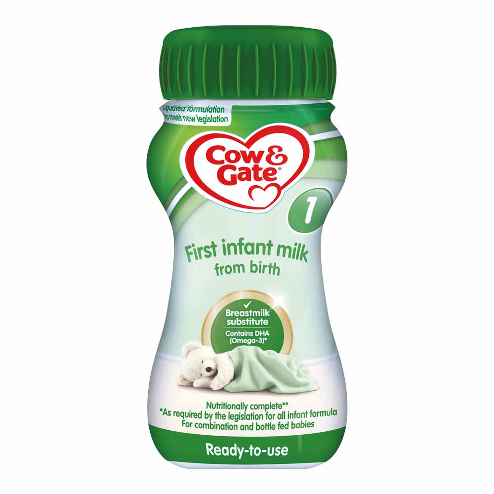 Cow & Gate First Infant Milk Stage 1 200ml Image 1