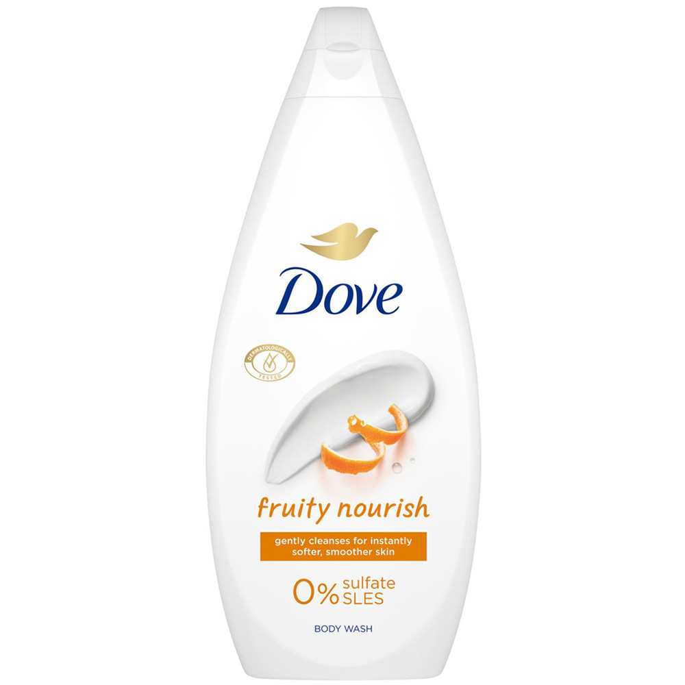 Dove Fruity Nourish Soft and Smooth Skin Body Wash 720ml 12 Pack Image 2