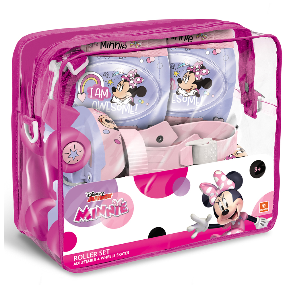 Mondo Kids Disney Minnie Mouse Adjustable Quad Roller Skates Image 4