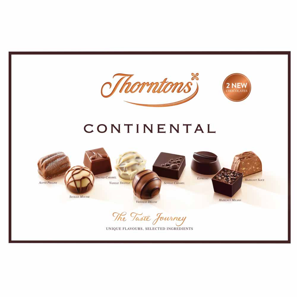 Thorntons Continental Selection Box 131g Image 1