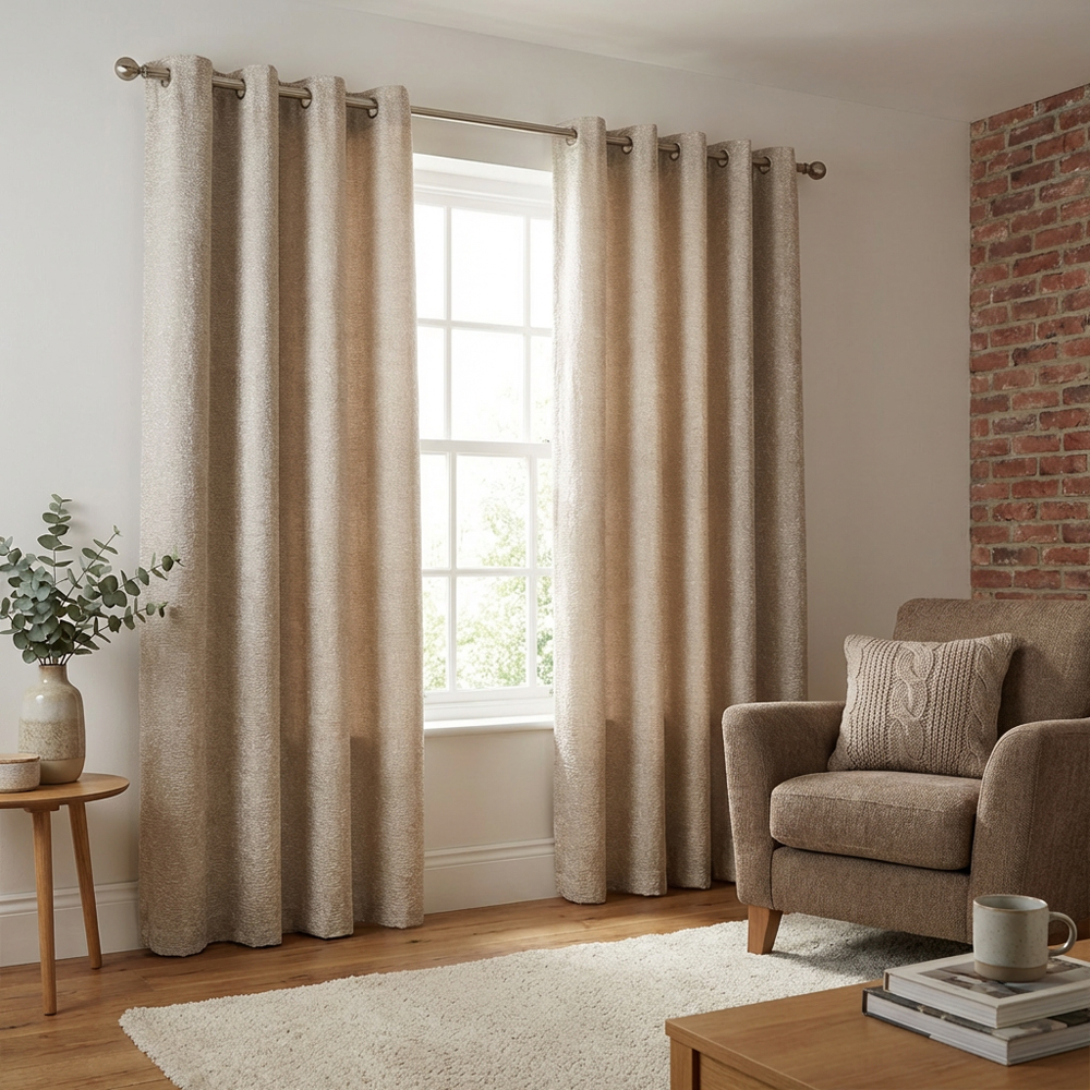 Maison Blackout Curtain Natural 168cm 183cm Image 6