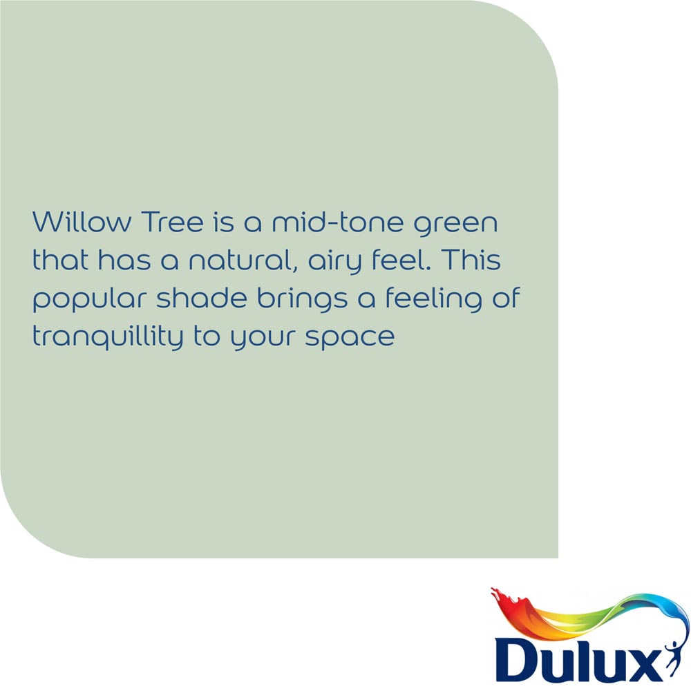 Dulux Walls & Ceilings Willow Tree Matt Emulsion Paint 2.5L Image 6