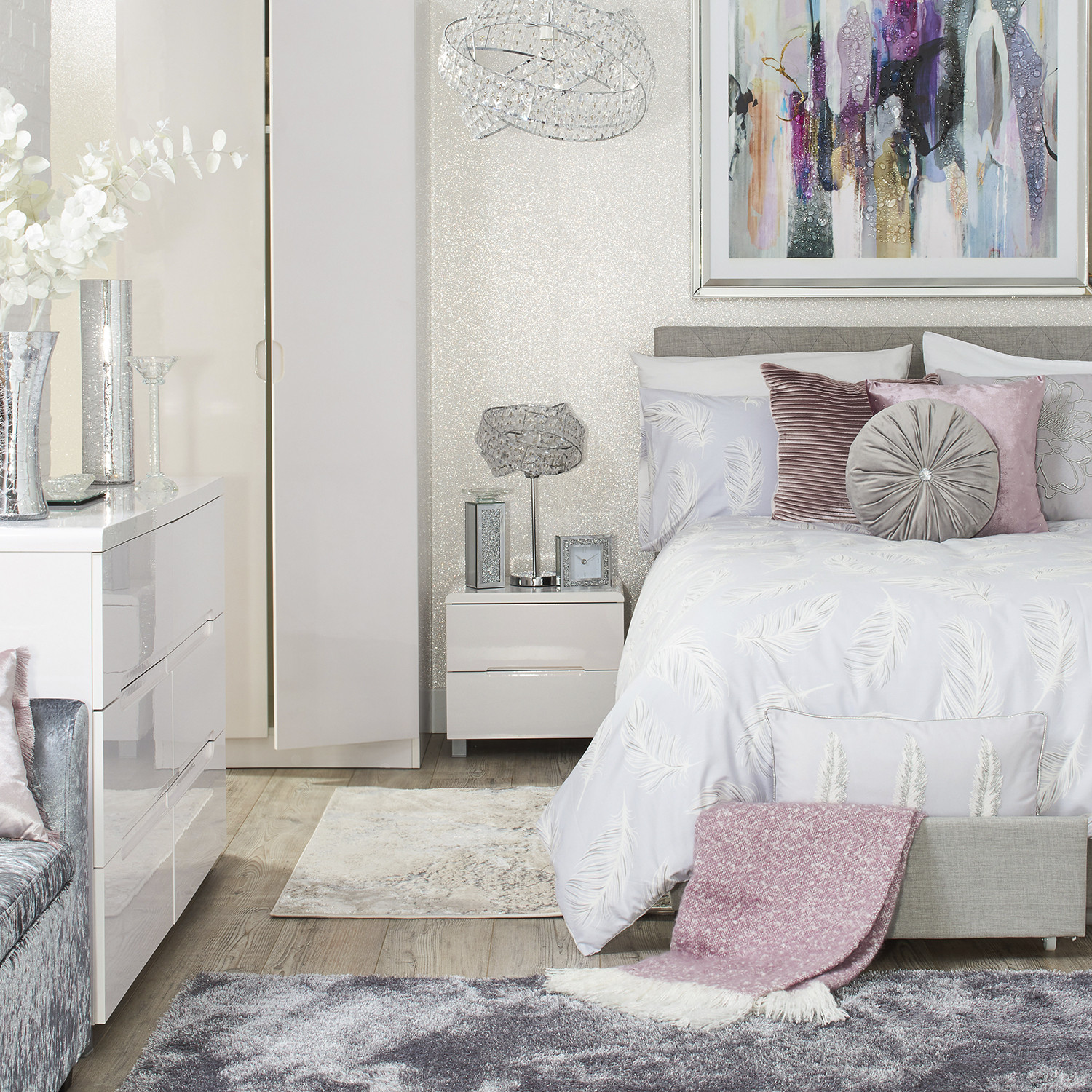 Tall Crystal Crystal Pillar Holder Image 3