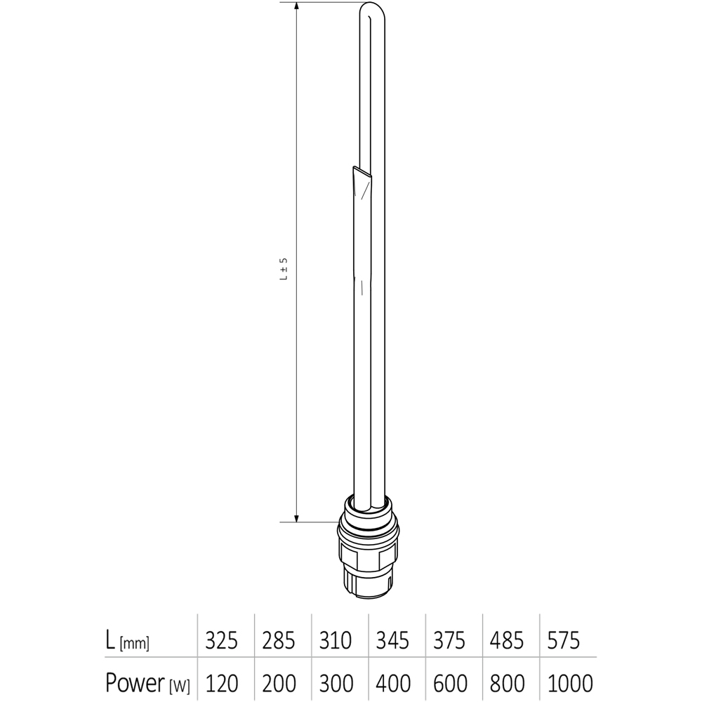 Terma TS1 Heating Element Probe 400W Image 3