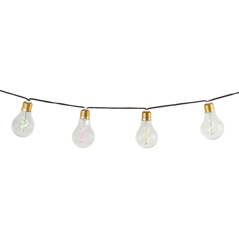 10 LED Neon Bulb String Light Image 3