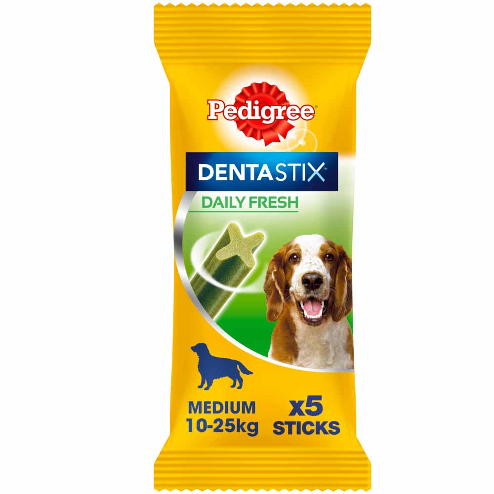 Pedigree Dentastix Fresh Adult Medium Dog Dental Treats 5 Pack 128g Image 1