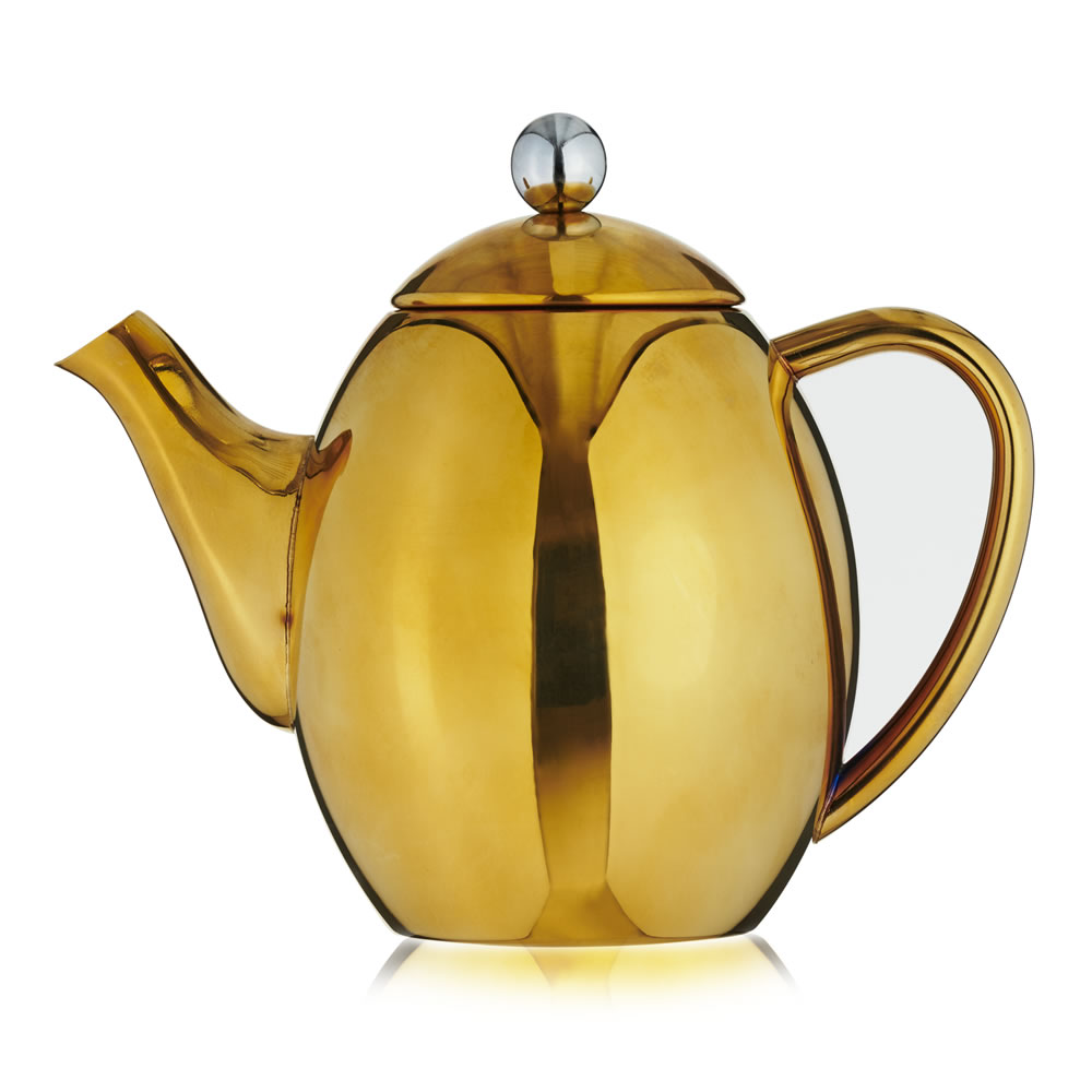 Wilko 1L Gold Effect Teapot Image