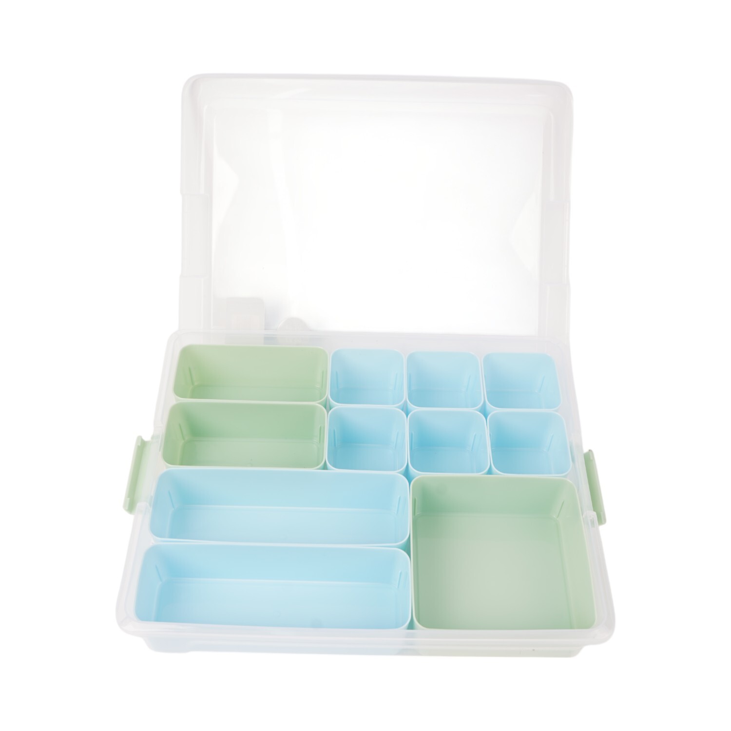 11 Piece Storage Set Blue and Green Image 11