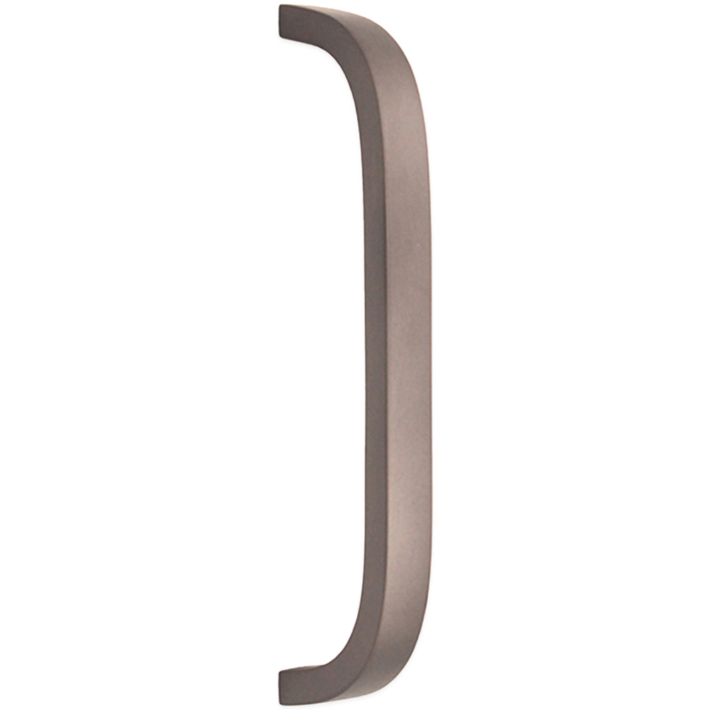 Spira Brass Gunmetal Grey Curved Bar Handle 135mm Image 1