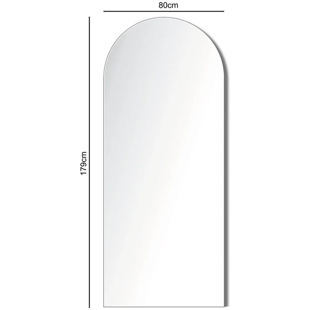 HGD Albano Frameless Arched Full-Length Mirror 179 x 80cm Image 5