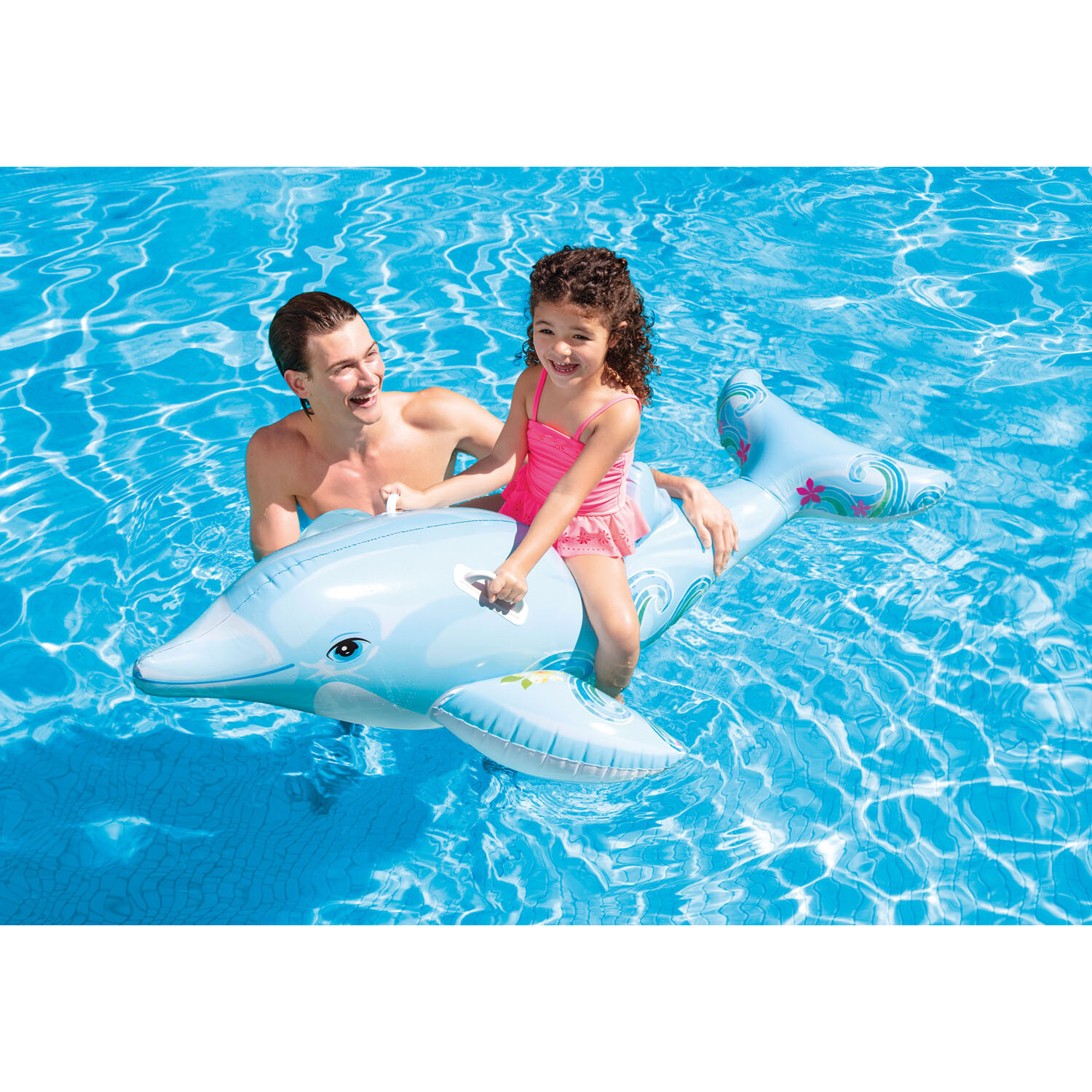 Lil Dolphin Pool Ride-On Image 2
