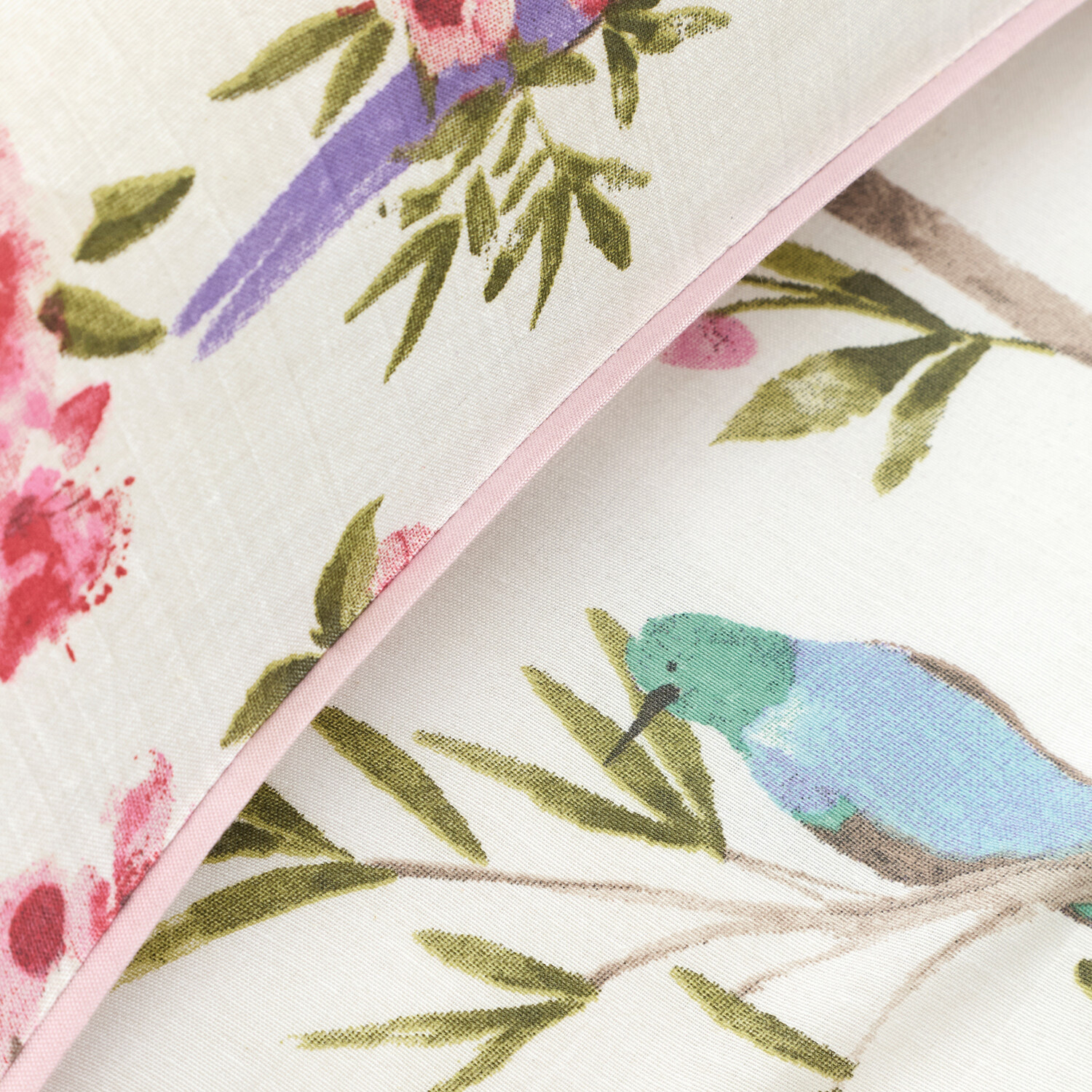 Cherry Blossom Birds Duvet Set Pink King Image 4