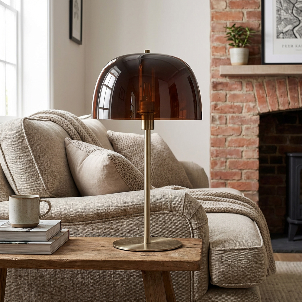 Adeleyn Table Lamp Brown Image 2