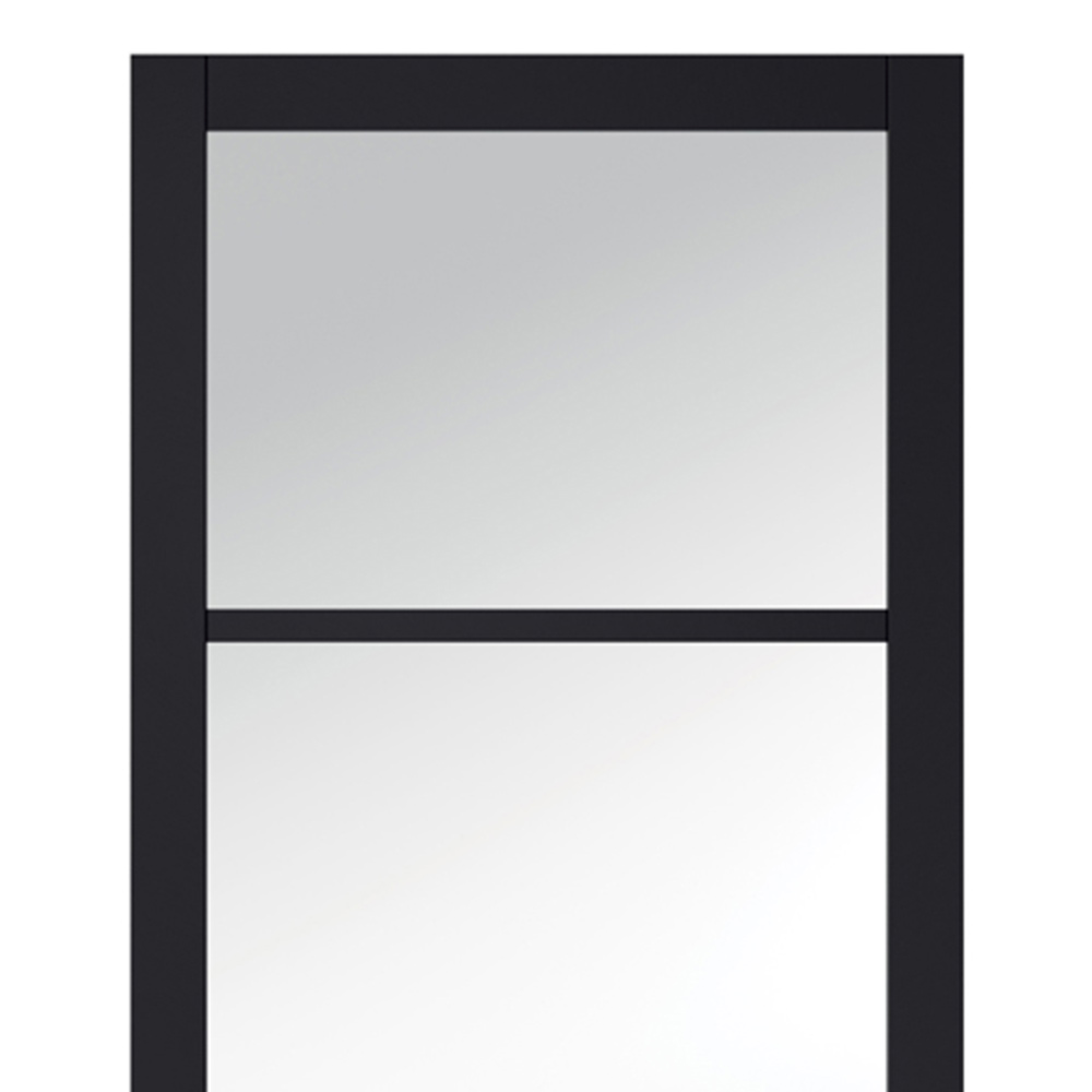 LPD Chelsea Black 4L Clear Glazed Internal Door 1981 x 838mm Image 2
