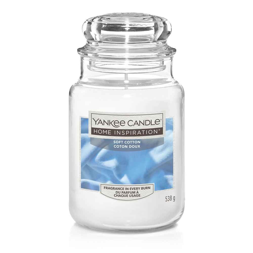 Yankee Candle Soft Cotton Large Jar Wilko