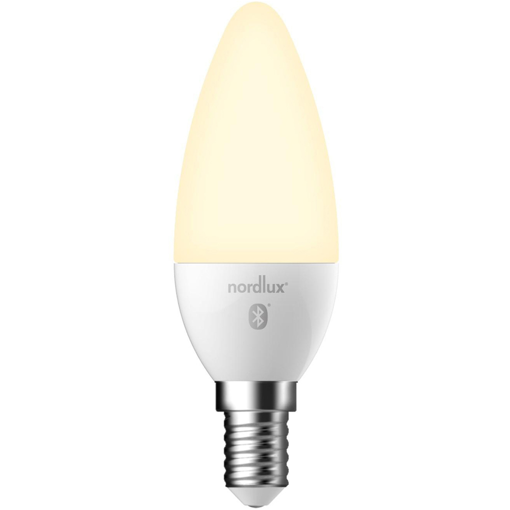 Nordlux Smart E14 C35 380 Lumens 2700K White Candle Bulb Image 1