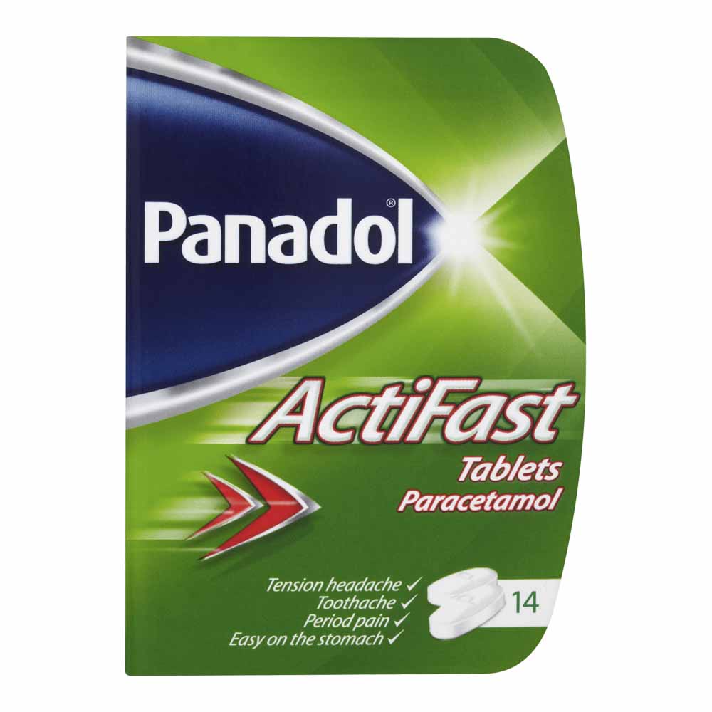 Panadol Actifast 500mg Tablets 14 Pack Image 2