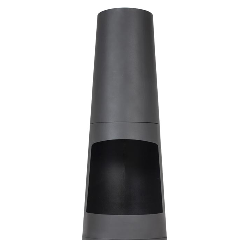La Hacienda Circo 3-Piece Steel Chimenea in Black Image 4