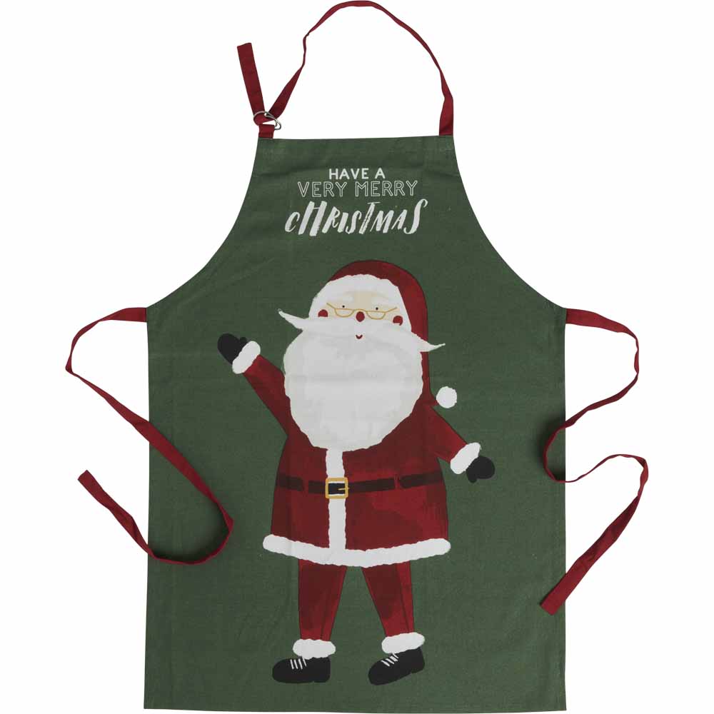 Wilko Xmas Santa Apron Wilko