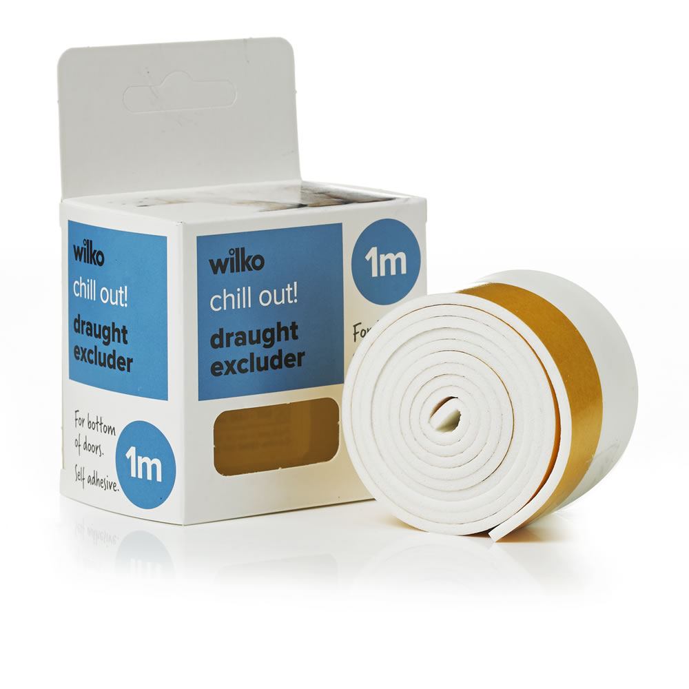 Wilko Self Adhesive Door Strip White Image