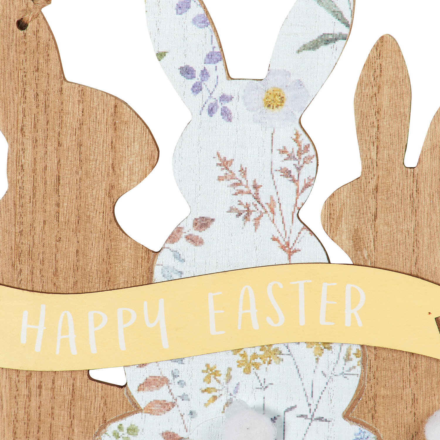 Happy Easter Hanging Sign - Natural Image 2