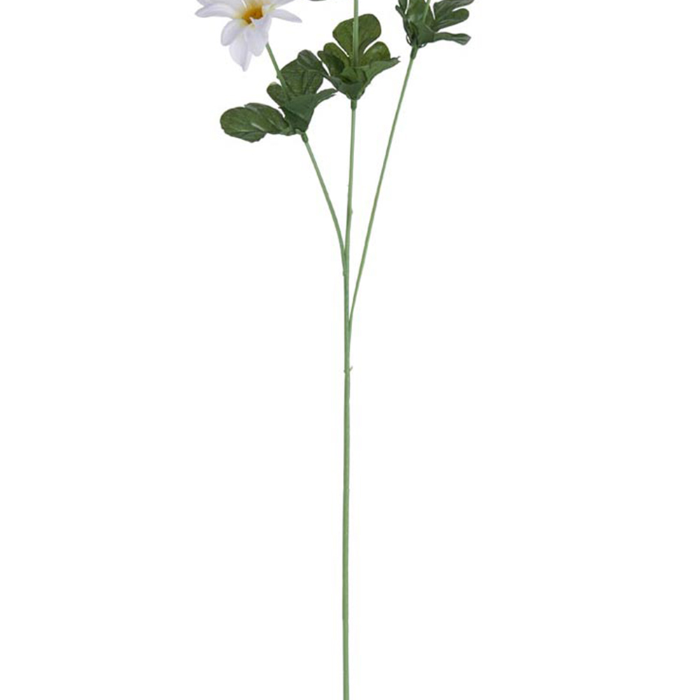 Wilko Daisy & Leaves Faux Single Stem 70cm Image 6