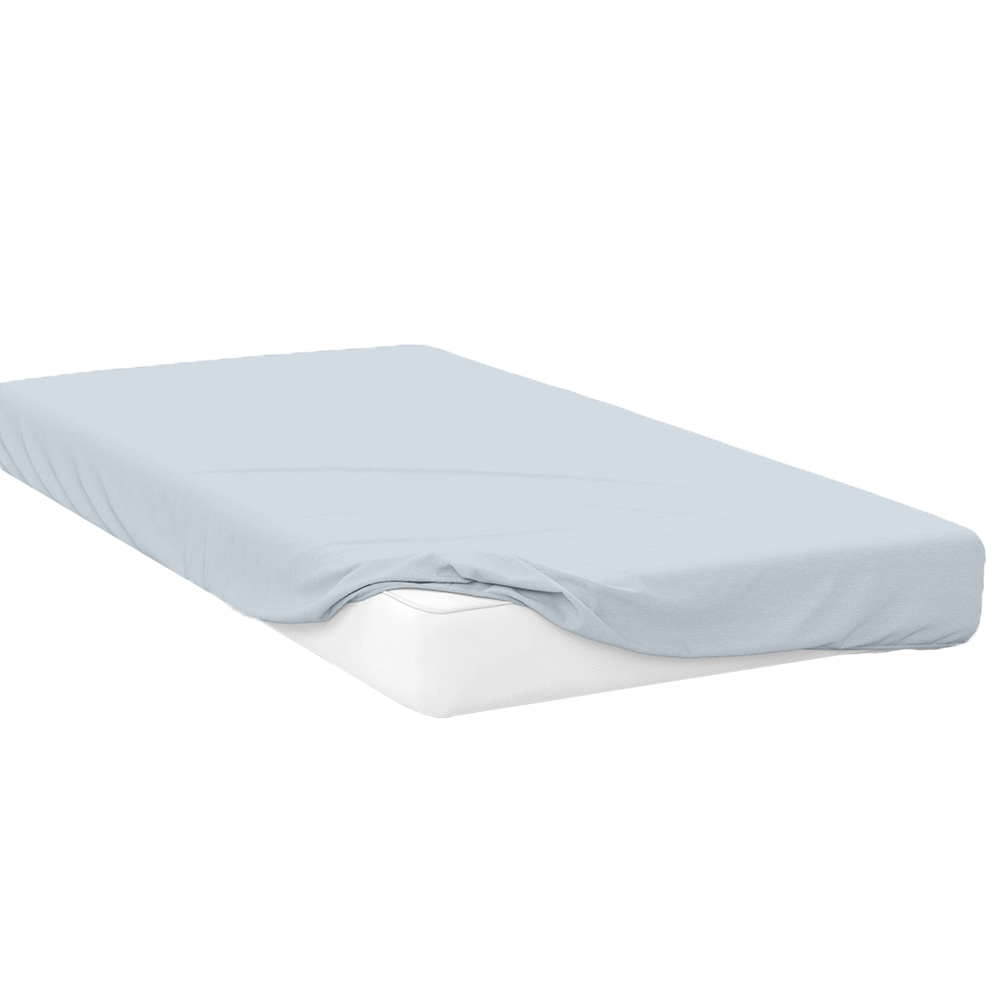 Serene King Size Duck Egg Deep Fitted Bed Sheet Image 1