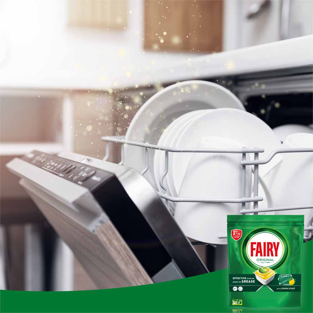 Fairy All in One Dishwasher Tablets Original 78 pack Image 6