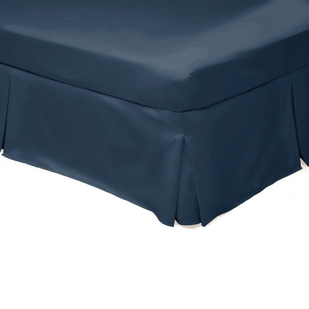 Serene Single Navy Platform Valance Image 1