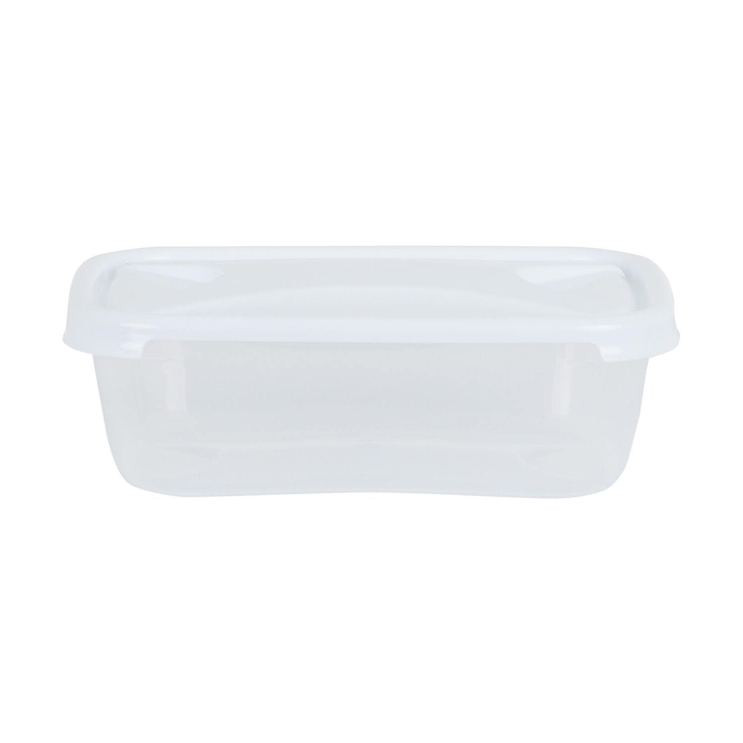 Wham Rectangular Food Box With Lid - White / 1.6l Image 1