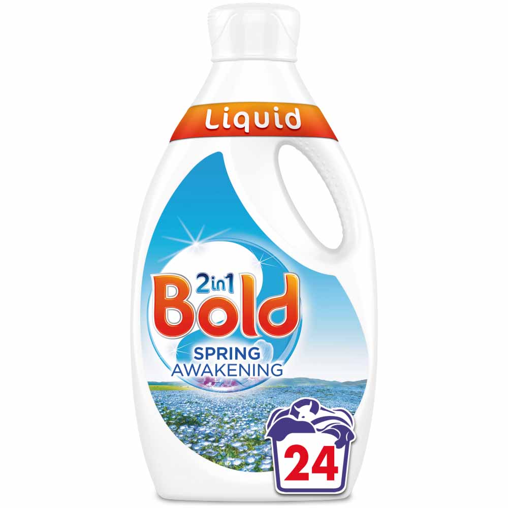 Bold 2in1 Washing Liquid Spring Awakening 840ml 24 Washes Image 1