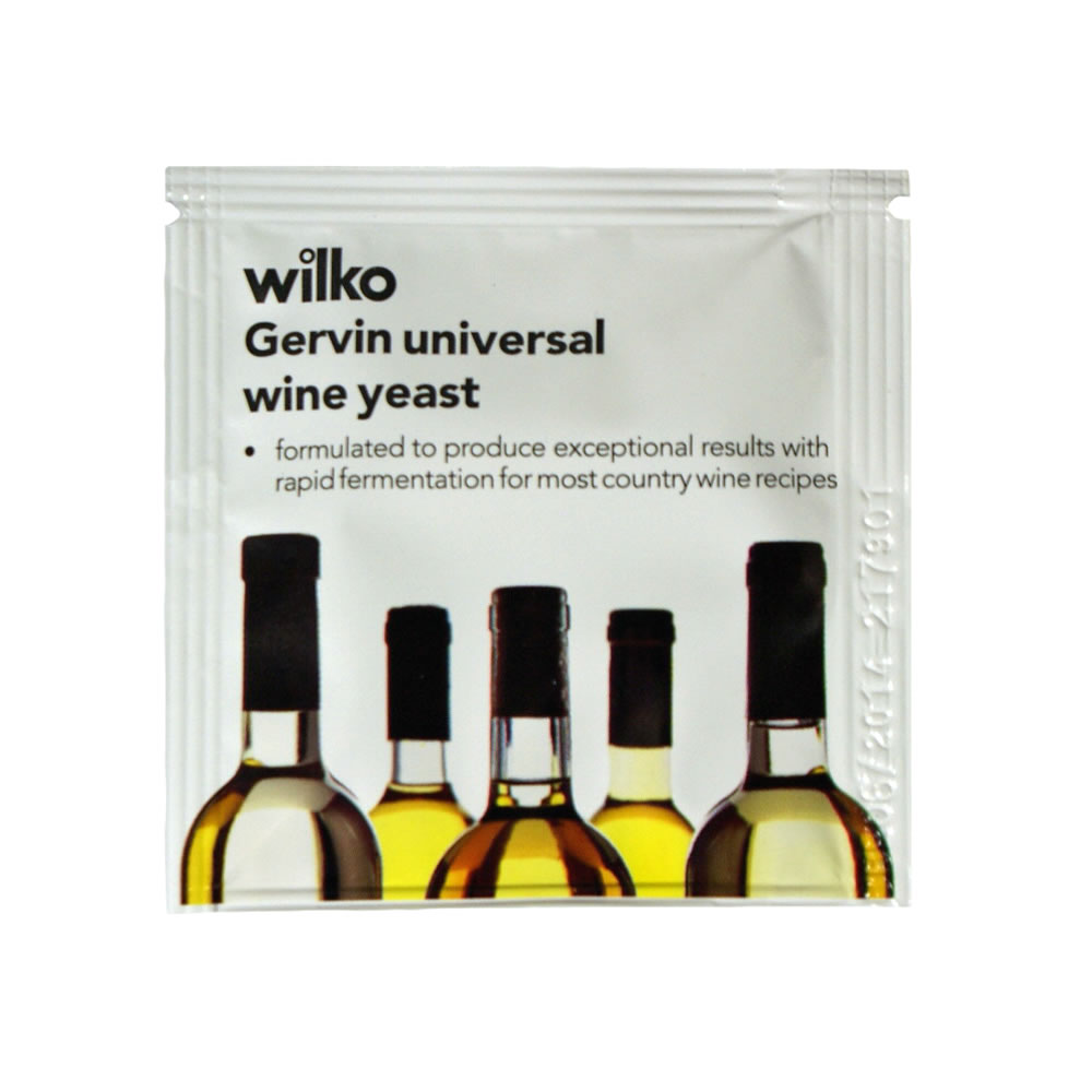 Wilko Gervin Universal Wine Yeast 5g Image