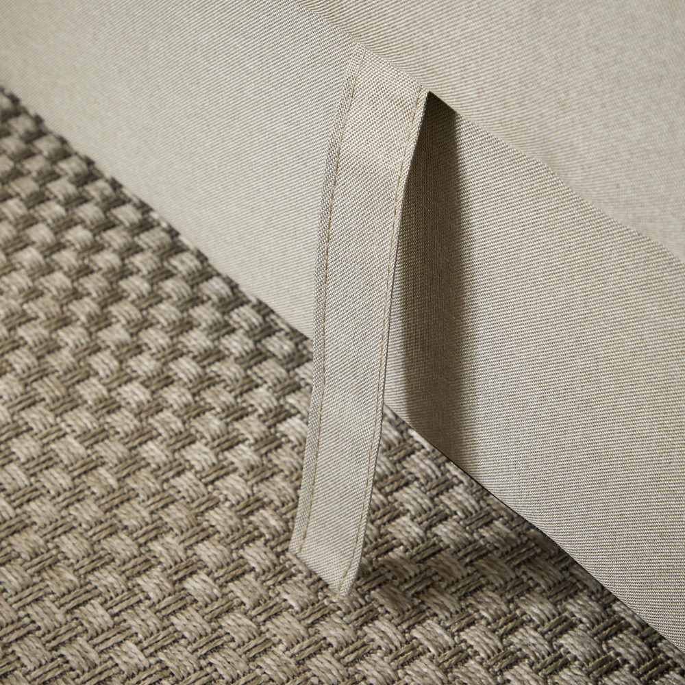 Home Source Charleston 2 Seater Beige Linen Sofa Bed Image 4