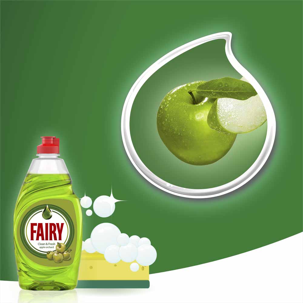 Fairy Clean and Fresh Apple Washing Up Liquid 1190ml Image 7