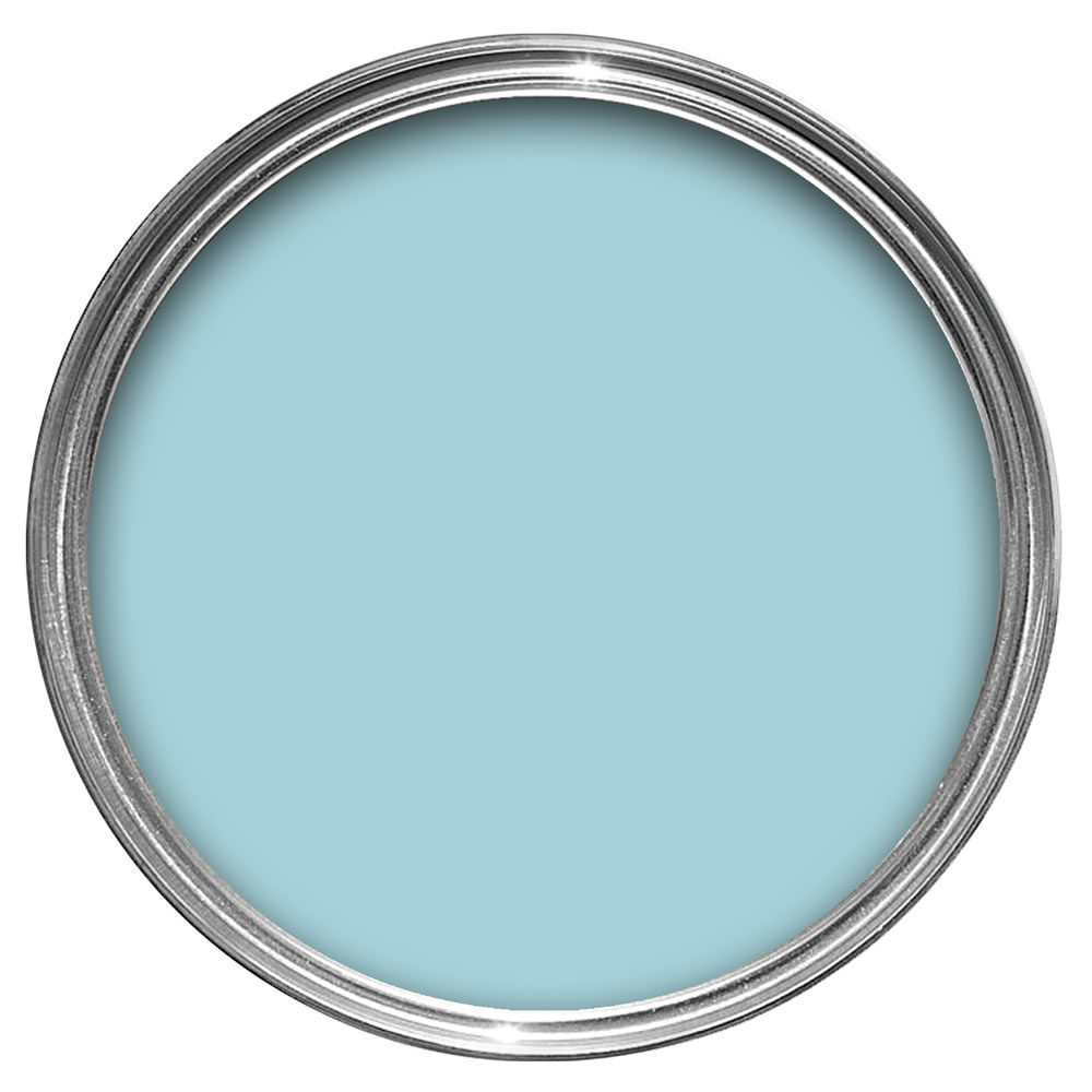 Wilko Powder Blue Emulsion Paint Tester Pot 75ml Wilko