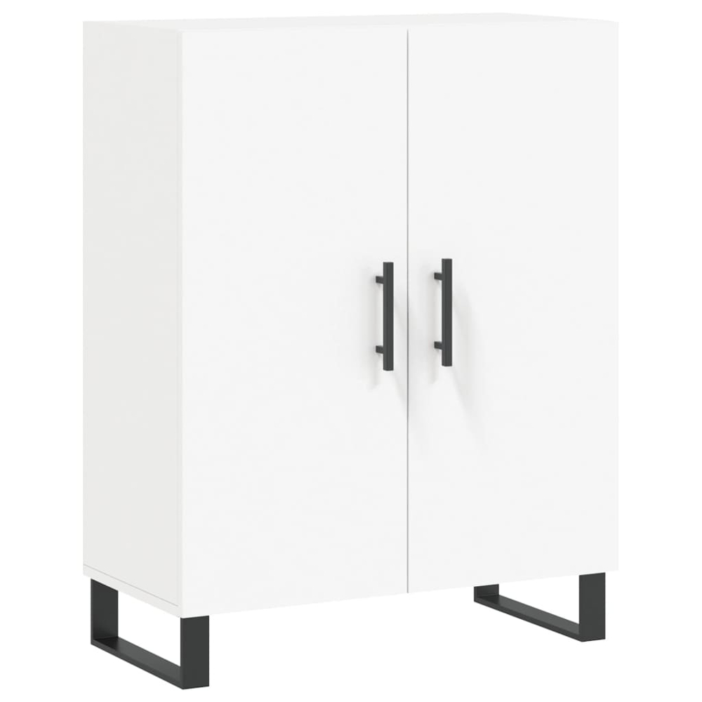 vidaXL 4 Door White Highboard Image 7