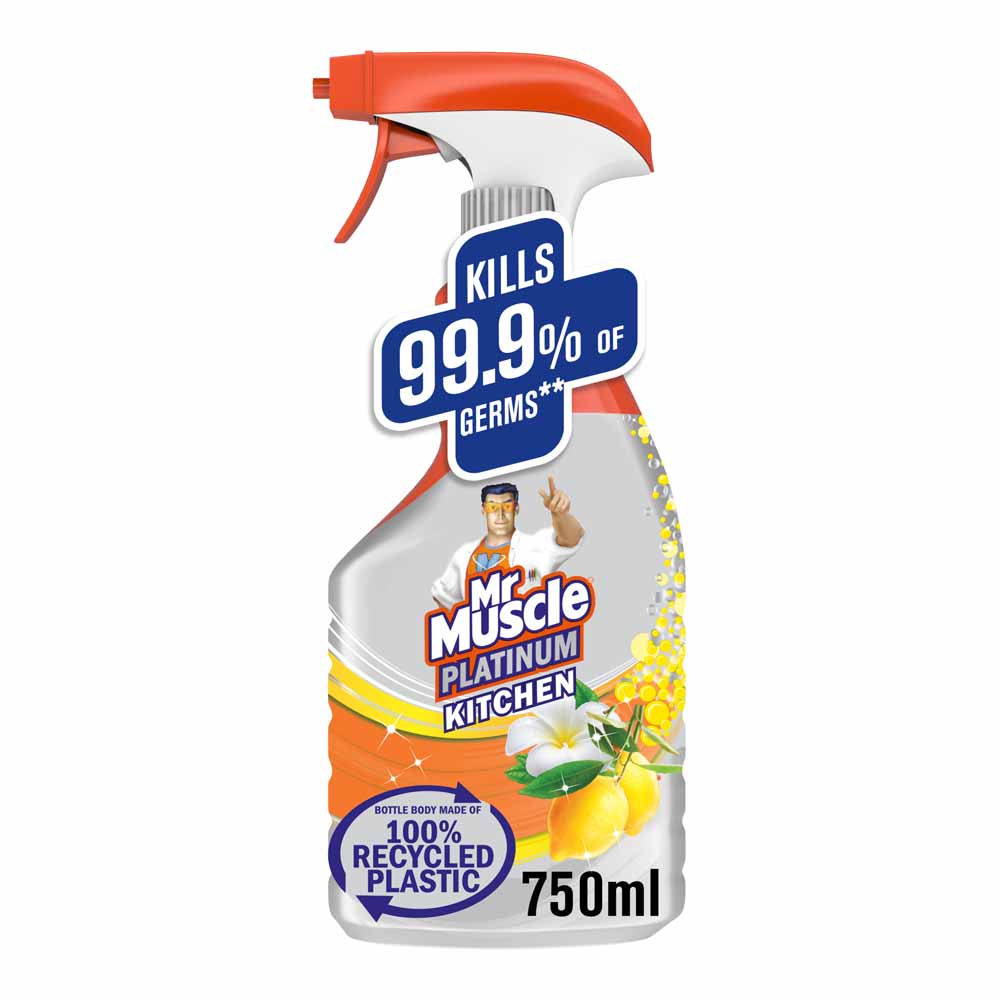 Mr Muscle Platinum Citrus Kitchen Spray 750ml Image 1