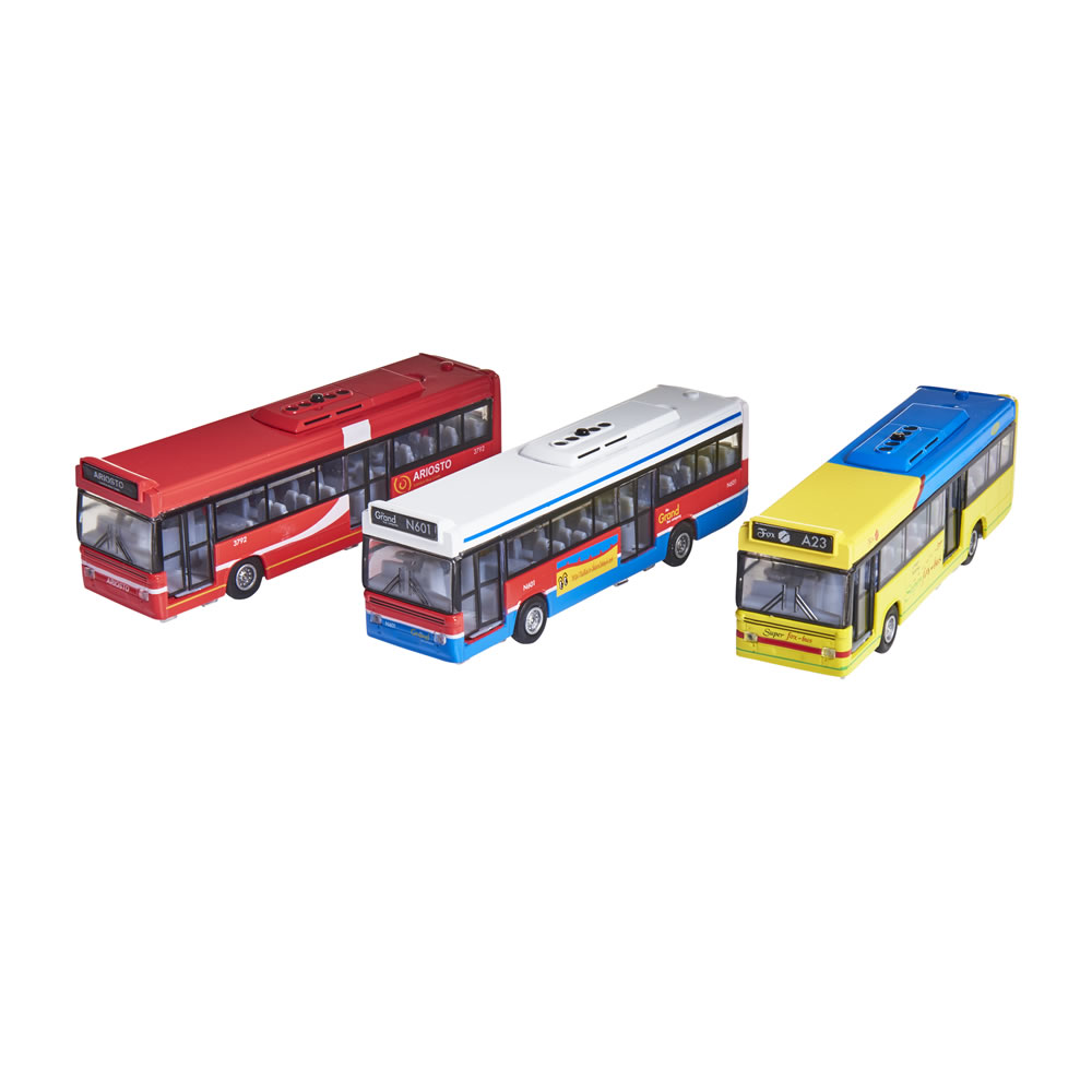 Wilko Play Roadsters City Bus Assortment Image